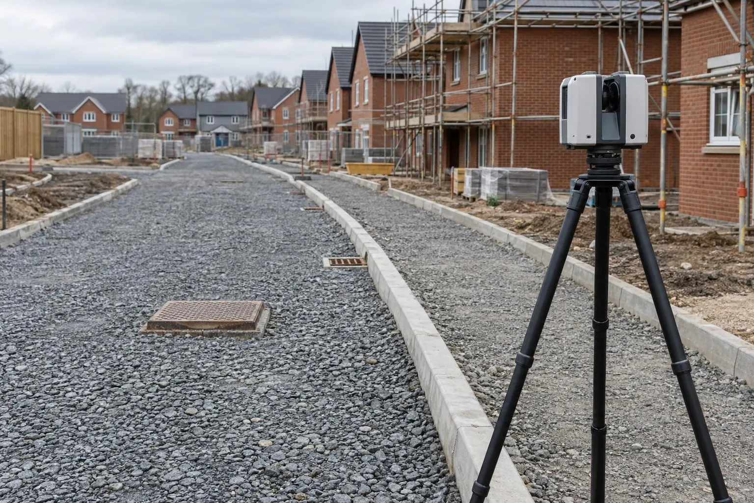 Road & sub-base scanning - Dimensure laser scanning